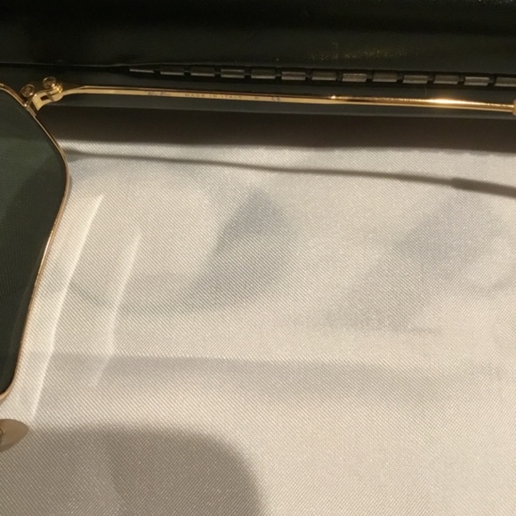 NWOT 🕶️ Ray-Ban RB3957 Julie Sunglasses G-15 Black  Solid Gold 🕶️ - Picture 7 of 7